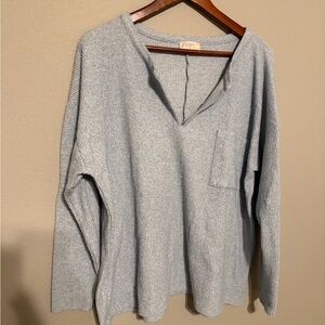 LOFT | XL Soft Blue Knit Sweater